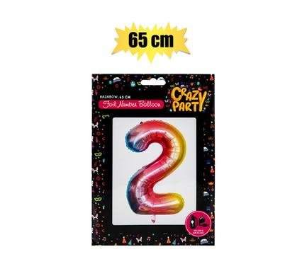 Balloons helium foil rainbow 2 86cm f-03