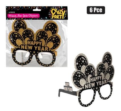 Party new year paper glasses 6pce
