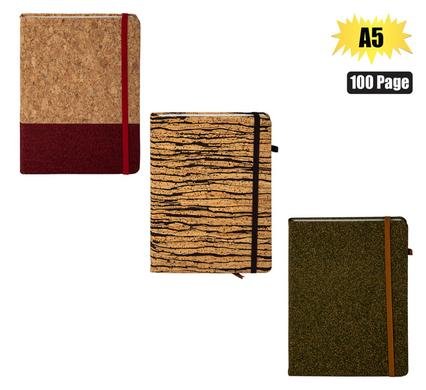Novelty notebook cork look&feel 100pg A5