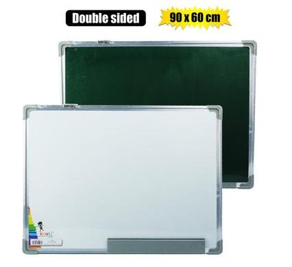 Board dry wipe/chalk 90x60cm