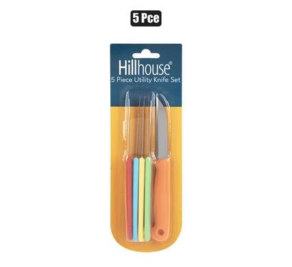 Knife-set 5pc utility colours hillhouse