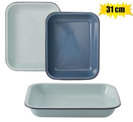 Baking pan 31cm enamel