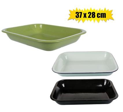 Baking pan 37x28cm enamel