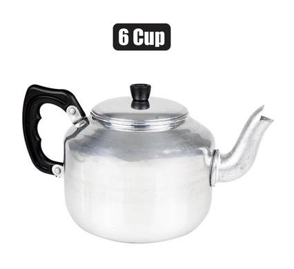 Teapot aluminium 6-cup