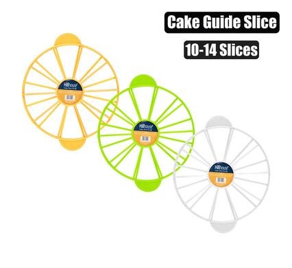 Cake slice guide plastic