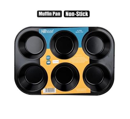 Bakeware non-stick muffin pan 6-hole
