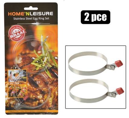 Egg-rings s/s 2pce h&l