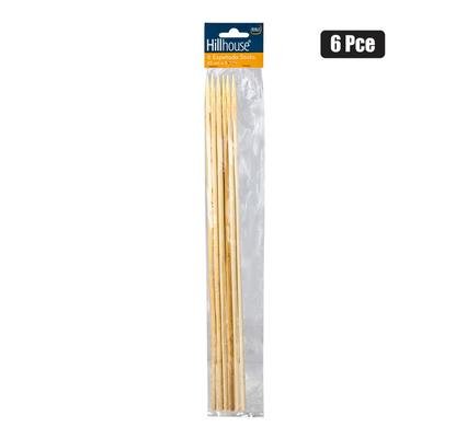 Skewers espetada sticks 6x455mm 6pce h&l