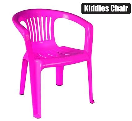 Chair kiddies w/armrest-magenta