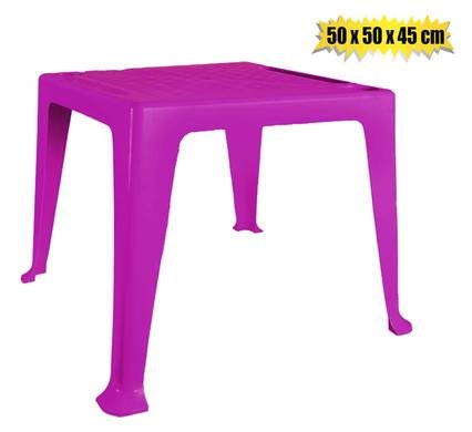 Table kiddies 50x50x45cm - magenta