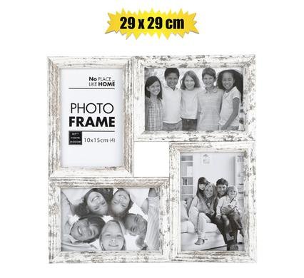 Picture-frame collage pl 4-hole stressed