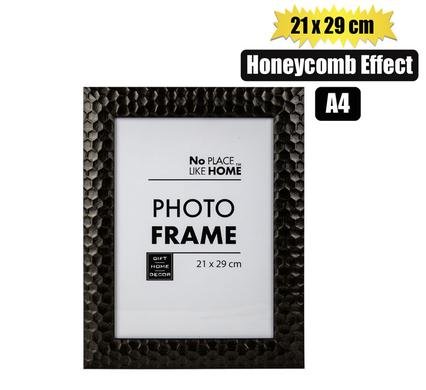 031-086409-C Picture frame honeycomb effect 21x29cm