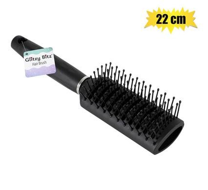 033-000652 Hair brush black vent wide 22cm