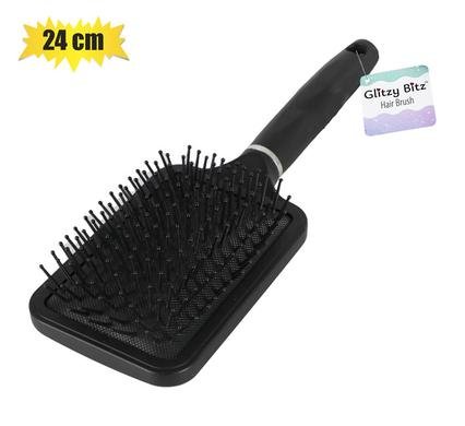 033-000654 Hair brush black paddle wide 24.5cm