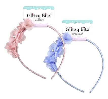 Hair alice band pearl flower