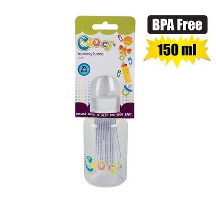 Cooey feeding bottle pl 150ml round