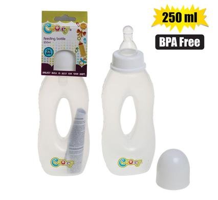 Cooey feeding bottle pl 250ml bagel