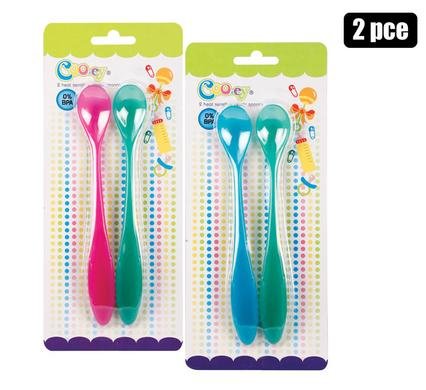 Cooey spoons 2pce pl thermochromatic