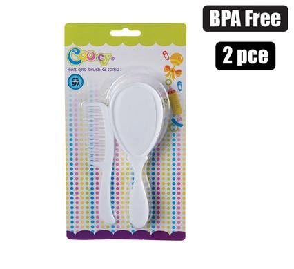 Cooey brush & comb-set 2pce deluxe