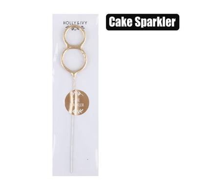 Candle birthday sparkles number-8