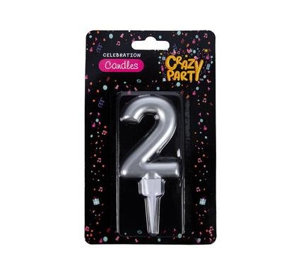 Candle birthday large foil number-2