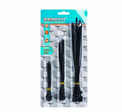 Cable-ties 100/150/200mm blk 60's zenith