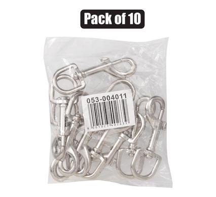 Snap-hook+swivel cp 19x 80mm bulk