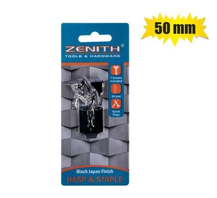 Hasp+staple bj safety+screw 50mm zenith