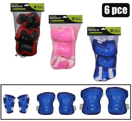 Ride on knee pad, hand & elbow set