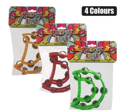 Musical percussion tambourine pl 15x12cm