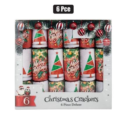 Xmas crackers traditional 6pc