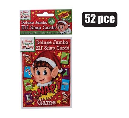 Xmas elf snap cards 52pc