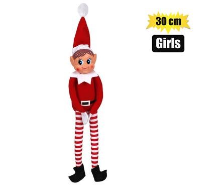 Xmas elf naughty elvie 30cm