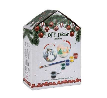 Xmas stationery diy baubles