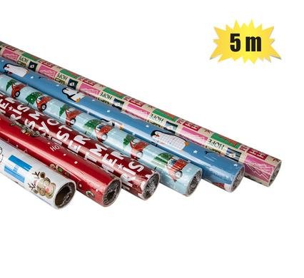 Xmas stationery gift wrap 5mx700mm