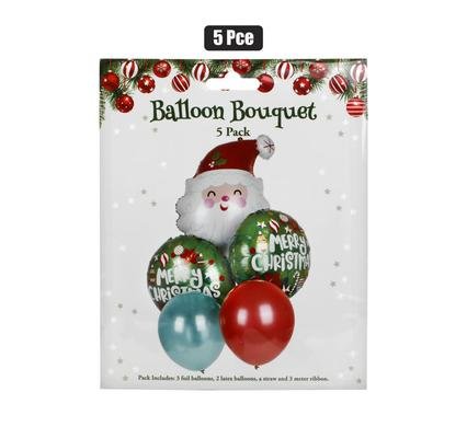 Xmas balloon 5 pack