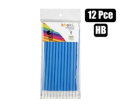 Pencil basic hb 12pce with eraser