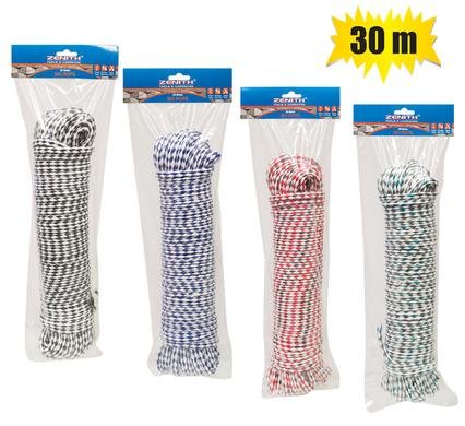 Ski-rope 10mm x 30m hank 2-color