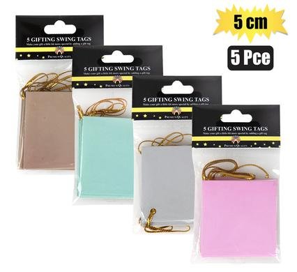 Gift swing tag 5cm 5pc folded