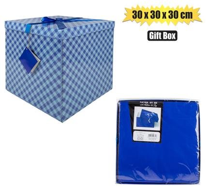 Giftbox flat pack 30x30x30cm f/day