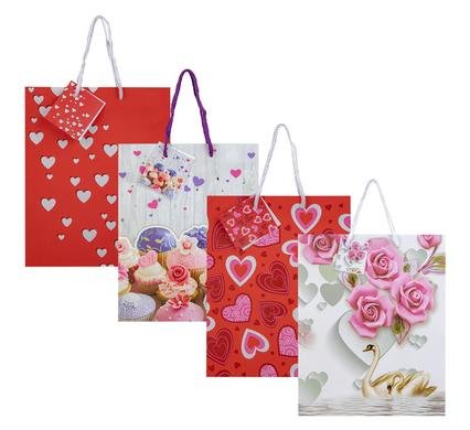 077-000299-A Gift-bag paper jmb 33x45.7cm love
