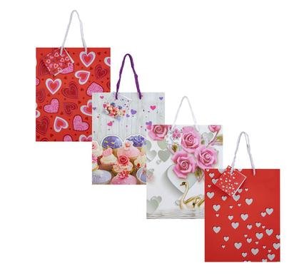 077-000303 Gift-bag paper med 18x23cm love