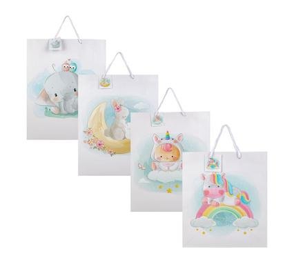 077-000327 Gift-bag paper lrg 25x32cm every/baby