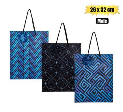 077-000341 Gift-bag paper lrg 26x32cm every male