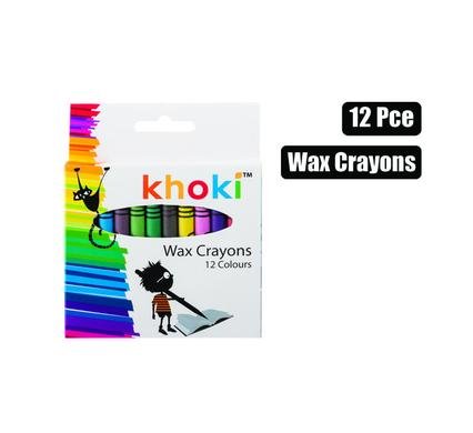 Art+craft crayons wax regular 12pce