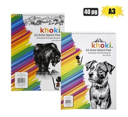 Art+craft sketch pad A3 40pg perf