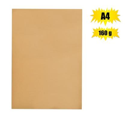 Art+craft board A4 160g sheet gold past