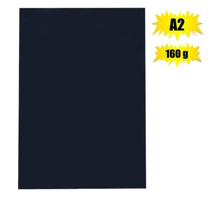Art+craft board A2 160g sheet black br