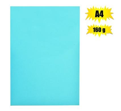 Art+craft board A2 160g sheet turq br