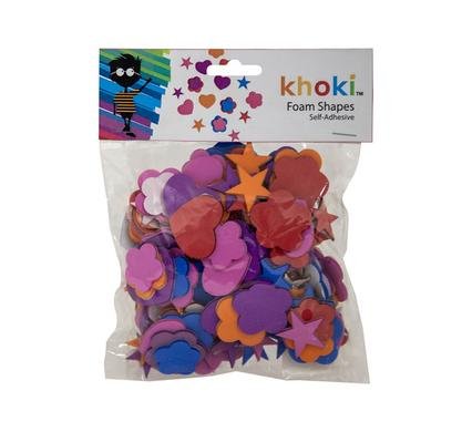 Art+craft foam asst accesory star/heart